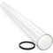 49.5" Tall Quartz Glass Tube Replacement with Rubber Ring for 4-Sided Pyramid Style Outdoor Patio Heaters by Casafield